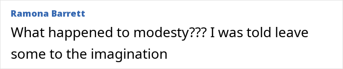 Comment questioning modesty, referencing controversy at Oscars after party. Comment questioning modesty, referencing controversy at Oscars after party.
