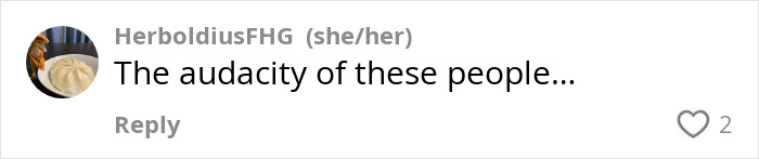 Comment from HerboldiusFHG expressing disbelief at toxic boss behavior, with two likes. Comment from HerboldiusFHG expressing disbelief at toxic boss behavior, with two likes.