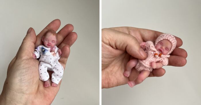 I Create Tiny Baby Dolls From Silicone That Many Are Afraid Of (9 Pics)