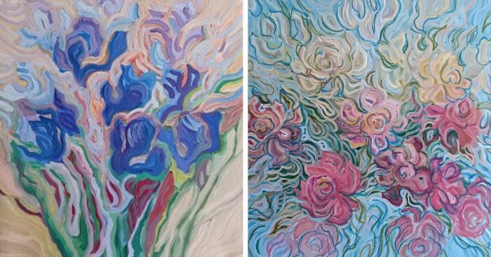 I Paint Flowers To Wake Up Trees And Plants After Winter (10 Pics)