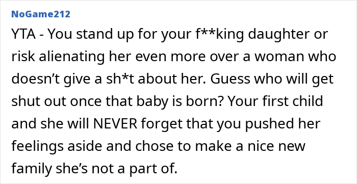 Comment criticizing a woman for eating a girl's cupcake due to pregnancy. Comment criticizing a woman for eating a girl's cupcake due to pregnancy.