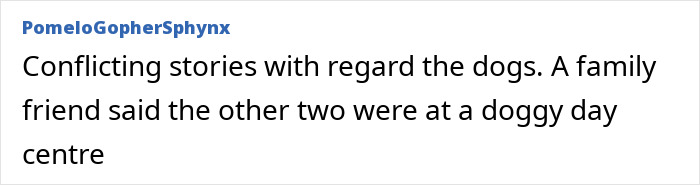 Conflicting stories about Gene Hackman's dog Zinna's passing; family friend mentions other two dogs at a doggy day center. Conflicting stories about Gene Hackman's dog Zinna's passing; family friend mentions other two dogs at a doggy day center.