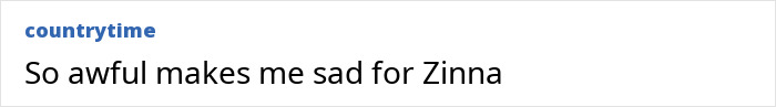 Comment expressing sadness about Zinna, related to Gene Hackman’s dog investigation. Comment expressing sadness about Zinna, related to Gene Hackman’s dog investigation.