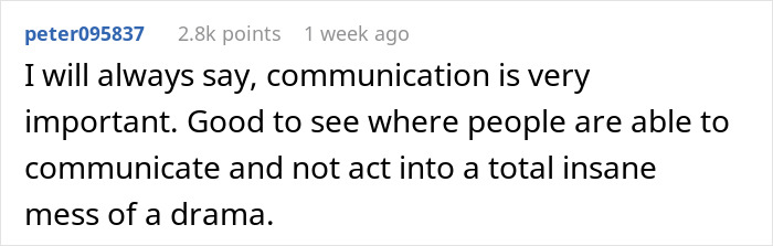 Comment highlights importance of communication over drama, related to choosing religion over relationship. Comment highlights importance of communication over drama, related to choosing religion over relationship.