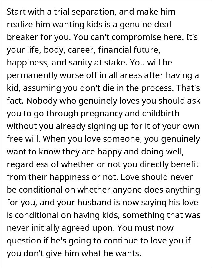 Wife Won’t Give Birth Just To Become A Single Mom When Clueless Husband Realizes It’s Hard Work Wife Won’t Give Birth Just To Become A Single Mom When Clueless Husband Realizes It’s Hard Work