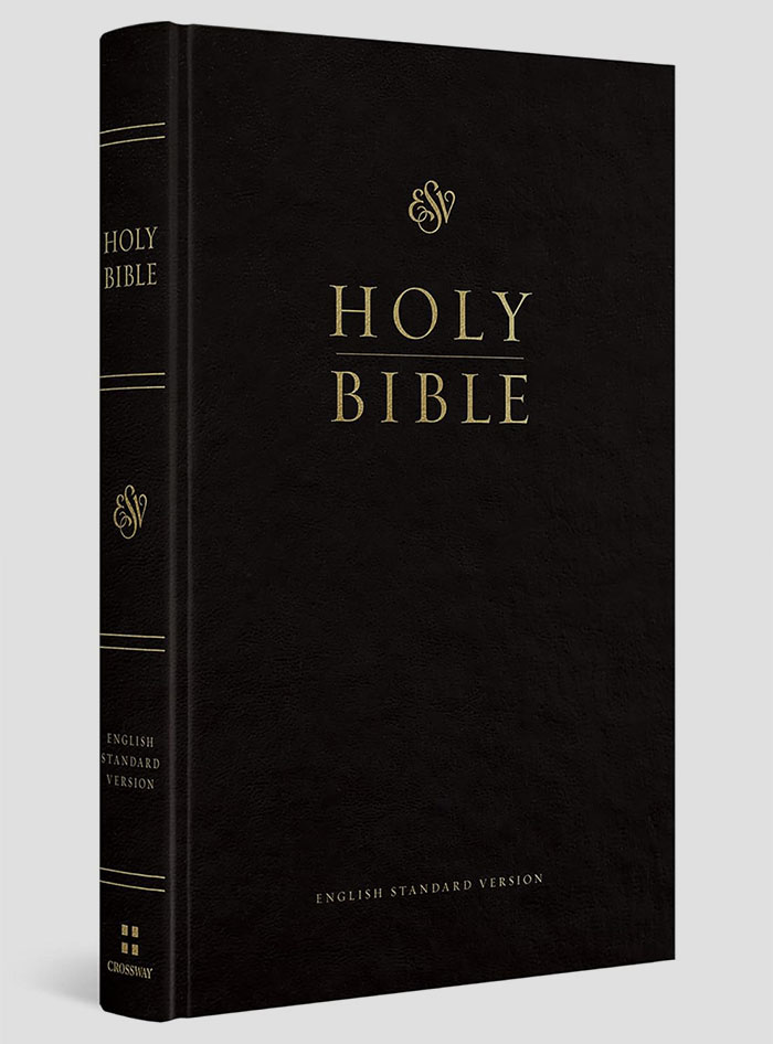A black Holy Bible cover with gold lettering; a book some judge people for possessing. A black Holy Bible cover with gold lettering; a book some judge people for possessing.