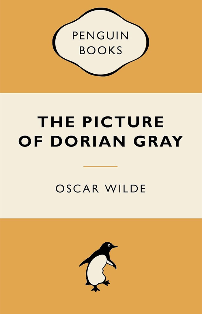 Penguin Books cover of "The Picture of Dorian Gray" by Oscar Wilde. Penguin Books cover of "The Picture of Dorian Gray" by Oscar Wilde.