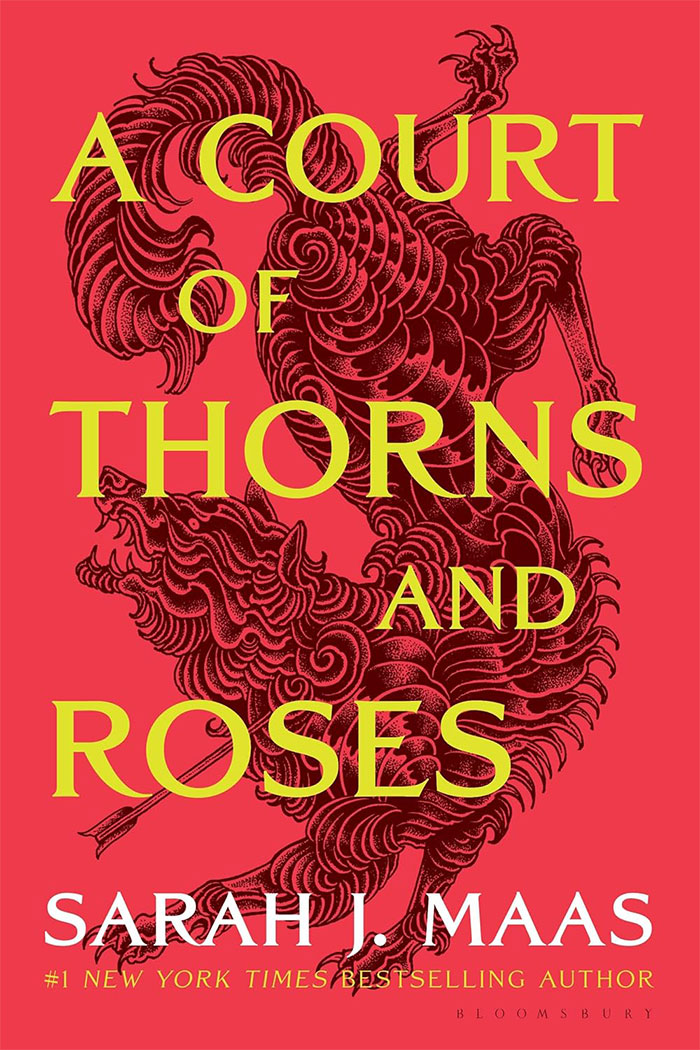 “Cover of A Court of Thorns and Roses by Sarah J. Maas, associated with judging readers.” “Cover of A Court of Thorns and Roses by Sarah J. Maas, associated with judging readers.”