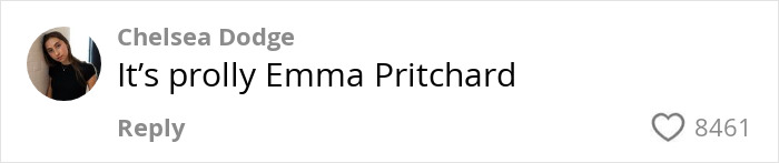 Comment from Chelsea Dodge discussing the hottest outfit debate in a text message format. Comment from Chelsea Dodge discussing the hottest outfit debate in a text message format.