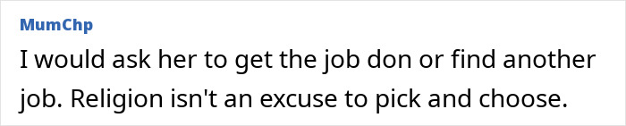 Muslim Employee Won’t Meet Male Client Alone, Cites Religion As A Factor, Boss Unsure What To Do Muslim Employee Won’t Meet Male Client Alone, Cites Religion As A Factor, Boss Unsure What To Do