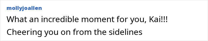 Encouraging message for Kai's stunning Paris Fashion Week debut, expressing pride and support. Encouraging message for Kai's stunning Paris Fashion Week debut, expressing pride and support.