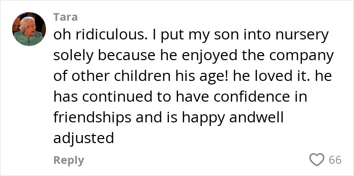 Comment on daycare, mother shares positive experience about her son’s social and emotional growth in nursery settings. Comment on daycare, mother shares positive experience about her son’s social and emotional growth in nursery settings.