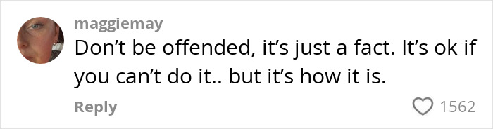 Comment by user maggiemay discussing views on young kids in daycare, expressing it's a fact and not to be offended. Comment by user maggiemay discussing views on young kids in daycare, expressing it's a fact and not to be offended.