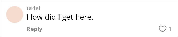 Comment by Uriel on a fashion article with a heart reaction. Comment by Uriel on a fashion article with a heart reaction.