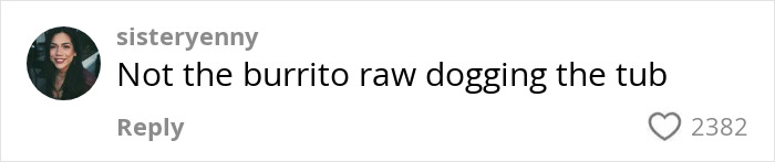 Social media comment reacting to Benny Blanco's unusual shower habit. Social media comment reacting to Benny Blanco's unusual shower habit.