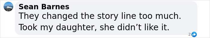Comment about 'Snow White' storyline changes and audience reaction, reflecting on empty theaters. Comment about 'Snow White' storyline changes and audience reaction, reflecting on empty theaters.