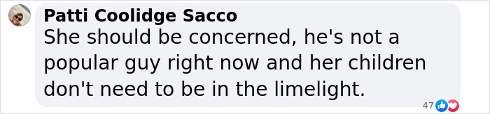 Comment criticizing Elon Musk, mentioning privacy concerns for children in the public eye. Comment criticizing Elon Musk, mentioning privacy concerns for children in the public eye.