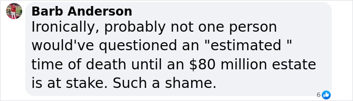 Comment debating Gene Hackman mystery over estate and time of passing. Comment debating Gene Hackman mystery over estate and time of passing.