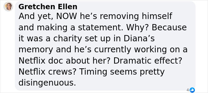 Text exchange about Prince Harry leaving his charity amid accusations. Text exchange about Prince Harry leaving his charity amid accusations.