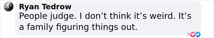 Comment by Ryan Tedrow on napping photo controversy, stating it's a family figuring things out. Comment by Ryan Tedrow on napping photo controversy, stating it's a family figuring things out.