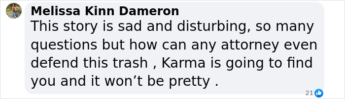 Comment expressing outrage over mom allegedly imprisoning stepson for years. Comment expressing outrage over mom allegedly imprisoning stepson for years.