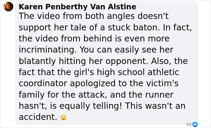 “That Girl Is Lying!”: Runner Who Bashed Opponent’s Head Shares New Video To Prove She’s Innocent “That Girl Is Lying!”: Runner Who Bashed Opponent’s Head Shares New Video To Prove She’s Innocent