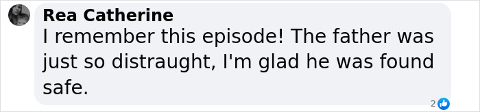 Comment about abducted boy from Netflix 'Unsolved Mysteries' documentary, expressing relief he was found safe. Comment about abducted boy from Netflix 'Unsolved Mysteries' documentary, expressing relief he was found safe.