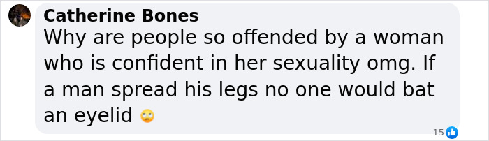 Text reaction to Sabrina Carpenter's Brit Awards performance, discussing double standards and confidence in sexuality. Text reaction to Sabrina Carpenter's Brit Awards performance, discussing double standards and confidence in sexuality.