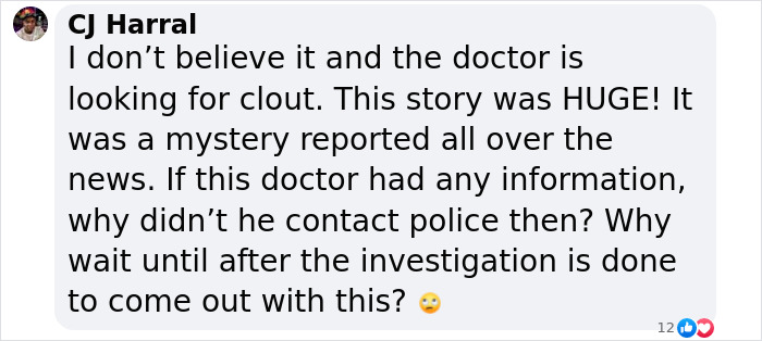 Comment discussing the deepening mystery surrounding Gene Hackman. Comment discussing the deepening mystery surrounding Gene Hackman.