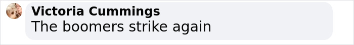 Text message from Victoria Cummings saying "The boomers strike again" related to Sabrina Carpenter and Charli XCX complaints. Text message from Victoria Cummings saying "The boomers strike again" related to Sabrina Carpenter and Charli XCX complaints.