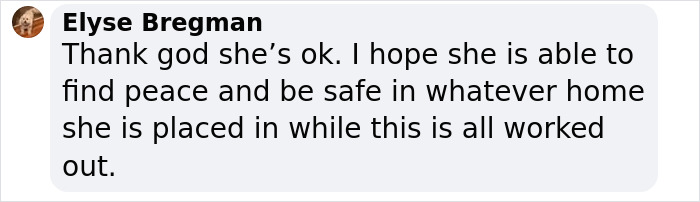 Comment on runaway girl found after a year, expressing relief and hope for her safety and peace. Comment on runaway girl found after a year, expressing relief and hope for her safety and peace.