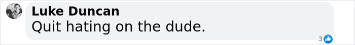 Comment by user advising to stop criticism amid concerns about behavior. Comment by user advising to stop criticism amid concerns about behavior.
