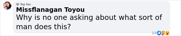 Comment questioning actions related to model's assault and potential trafficking at parties, with reactions. Comment questioning actions related to model's assault and potential trafficking at parties, with reactions.