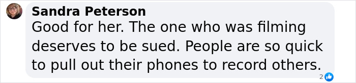 Comment supporting viral flyer refusing to give up seat, criticizing public filming. Comment supporting viral flyer refusing to give up seat, criticizing public filming.