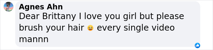 Comment expressing concern over Britney Spears' appearance. Comment expressing concern over Britney Spears' appearance.