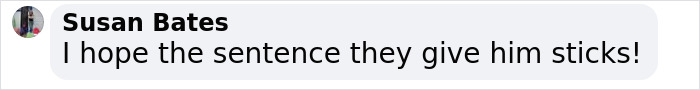 A message from Susan Bates about a coworker spiking her Coke can, expressing hope for a strong sentence. A message from Susan Bates about a coworker spiking her Coke can, expressing hope for a strong sentence.