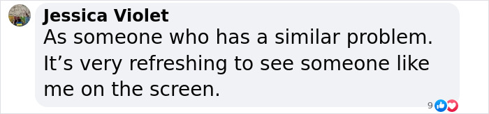 Comment from Jessica Violet supporting Aimee Lou Wood's response to teeth criticism. Comment from Jessica Violet supporting Aimee Lou Wood's response to teeth criticism.