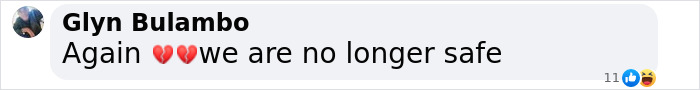 A Facebook comment expressing sadness with heart emojis about a tragic plane crash near a remote island. A Facebook comment expressing sadness with heart emojis about a tragic plane crash near a remote island.