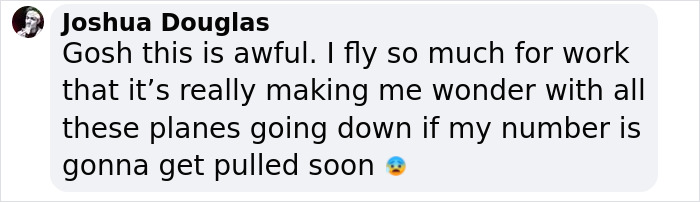 Joshua Douglas comments on tragic plane crash involving singer. Joshua Douglas comments on tragic plane crash involving singer.
