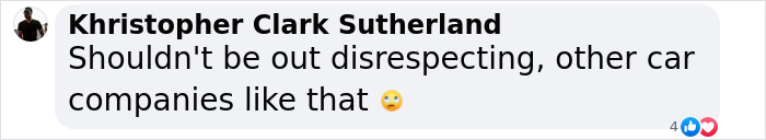 Comment about respecting other car companies amid Tesla logo change discussion. Comment about respecting other car companies amid Tesla logo change discussion.