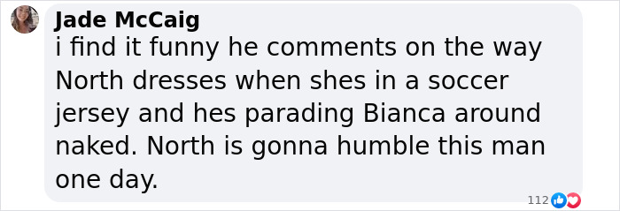 Comments on Kanye and Kim's parenting styles in social media post. Comments on Kanye and Kim's parenting styles in social media post.