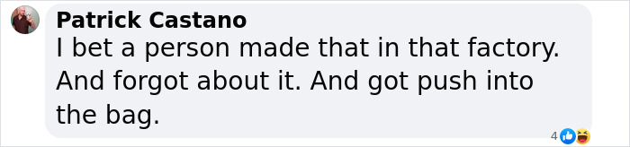 Comment discussing Pokémon-shaped Cheeto bought at auction for $88K, suggesting it might have been made accidentally in a factory. Comment discussing Pokémon-shaped Cheeto bought at auction for $88K, suggesting it might have been made accidentally in a factory.