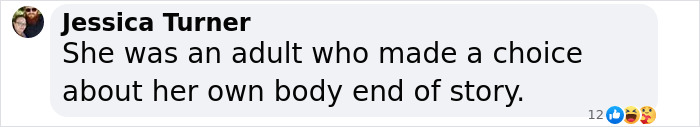 Comment on woman's choice and body autonomy. Comment on woman's choice and body autonomy.