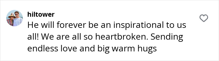 Comment expressing love and inspiration for Prince Frederik after his passing at age 22. Comment expressing love and inspiration for Prince Frederik after his passing at age 22.