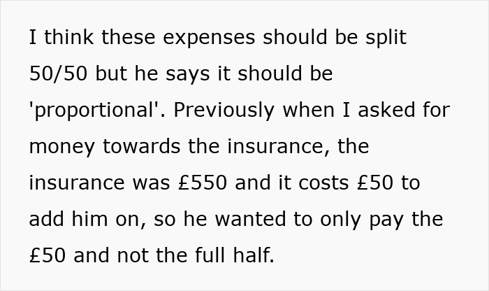 Husband Refuses To Pay Half The Bills For Car Both He And Wife Use, Gets Dragged Online Husband Refuses To Pay Half The Bills For Car Both He And Wife Use, Gets Dragged Online