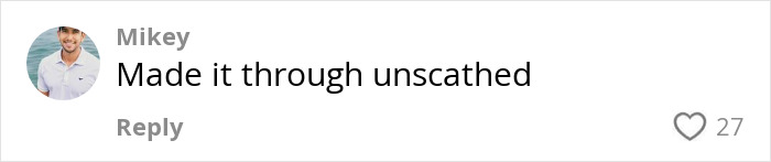 Mikey comments 'Made it through unscathed' reacting to viral résumé writing tips mistake in 2025 discussion. Mikey comments 'Made it through unscathed' reacting to viral résumé writing tips mistake in 2025 discussion.