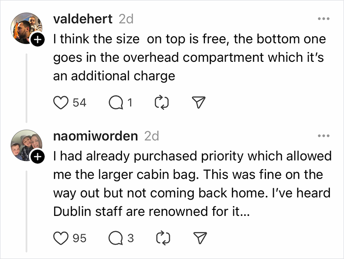 Woman’s Luggage Perfectly Fits The Required Size, Has To Pay Extra Or Not Fly Woman’s Luggage Perfectly Fits The Required Size, Has To Pay Extra Or Not Fly