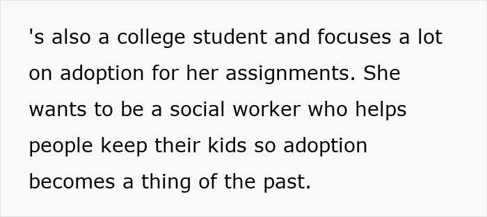 “I Couldn’t Lie”: Birth Mother’s Brutal Truth Shatters SIL’s Narrative Of How Terrible Adoption Is “I Couldn’t Lie”: Birth Mother’s Brutal Truth Shatters SIL’s Narrative Of How Terrible Adoption Is