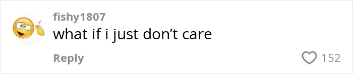 Comment saying "what if I just don't care" related to AI's environmental impact. Comment saying "what if I just don't care" related to AI's environmental impact.