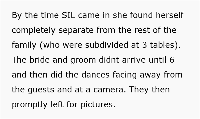 Text describing a couple posing for cameras during a lengthy wedding event, with focus on photography over guests. Text describing a couple posing for cameras during a lengthy wedding event, with focus on photography over guests.